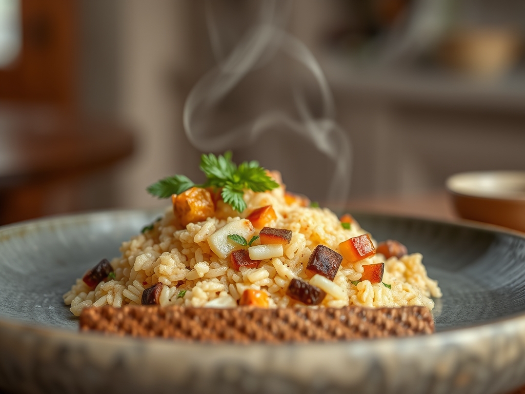 Arroz de feijão malandrinho e rústico