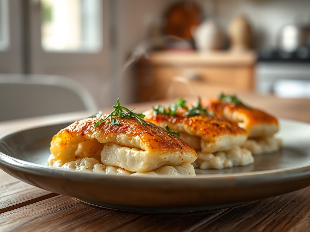 Pataniscas de bacalhau de sobras