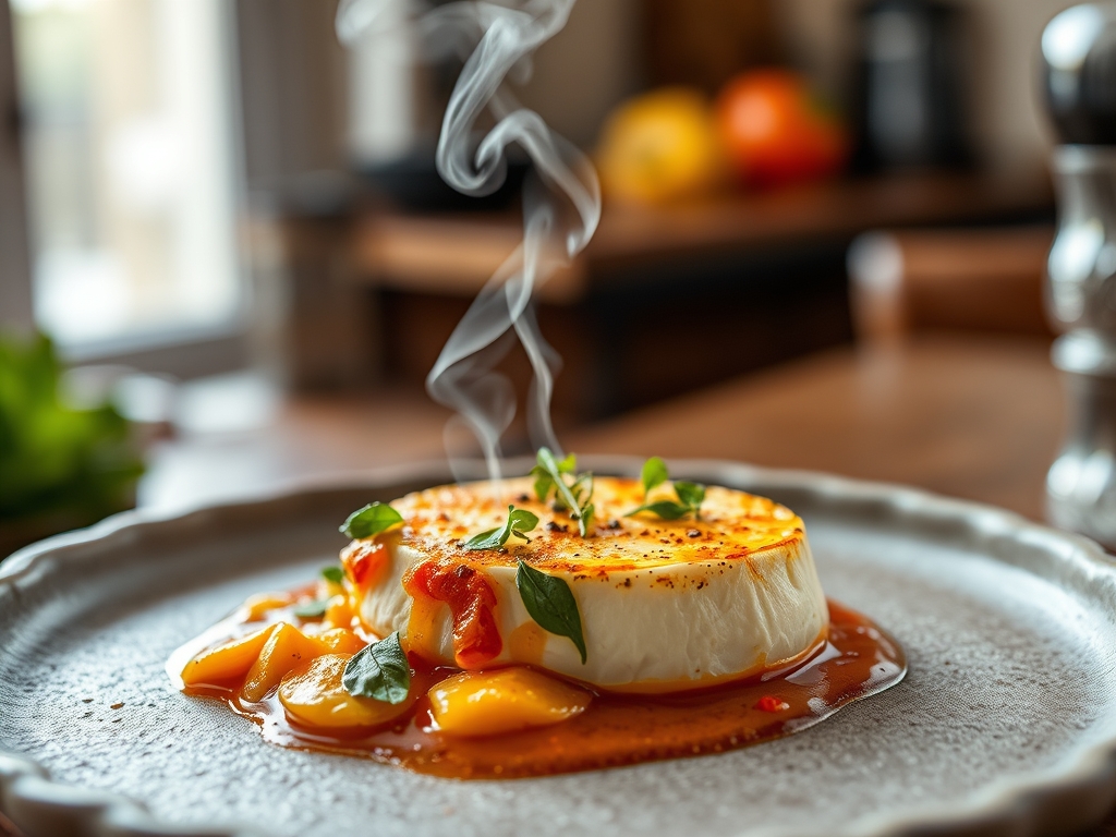 Queijo curado com crosta de pimenta