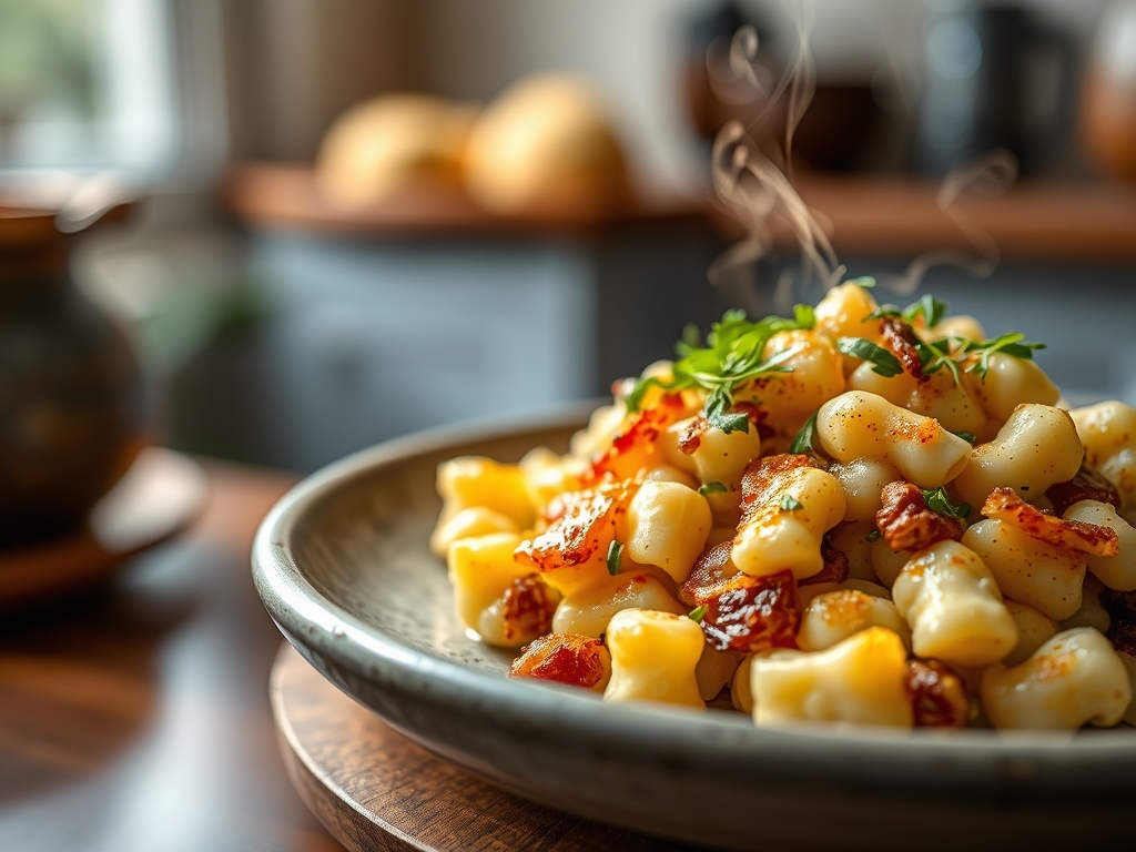 Salada de macarrão com atum de lata