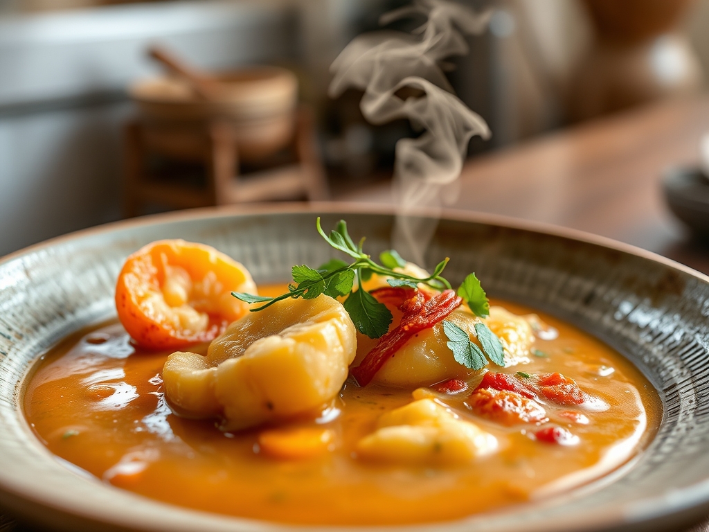 Caldo de sururu e marisco de rocha